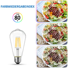 Load image into Gallery viewer, ANWIO Vintage Glühbirne ST64 Klar 4W