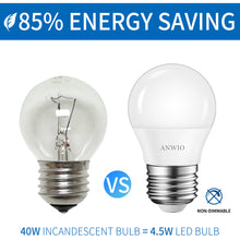 Load image into Gallery viewer, ANWIO Plastik LED Lampen G45