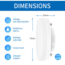 Load image into Gallery viewer, ANWIO GX53 LED Spot 6.5W