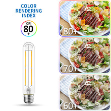 Load image into Gallery viewer, ANWIO Lampadine LED Filamento Attacco E27 T32 7W 806LM 2700K Pacco da 4 Pezzi