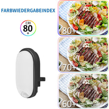 Load image into Gallery viewer, ANWIO LED Wandleuchte mit Bewegungsmelder Schwarz 12W 2er Pack