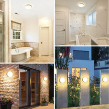 Load image into Gallery viewer, LED Außenbeleuchtung Rund von Wänden 13W, Weiß