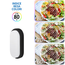 Load image into Gallery viewer, ANWIO Plafoniera LED Impermeabile Ovale per Esterni 14W 980LM 4000K IP54 Pacco da 2 Unità