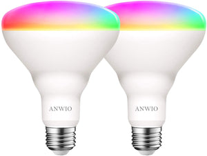 E26 Smart Light bulbs,8.5W BR30