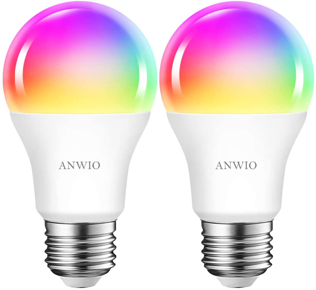 E26 WiFi Smart Light Bulbs,8.5W A19