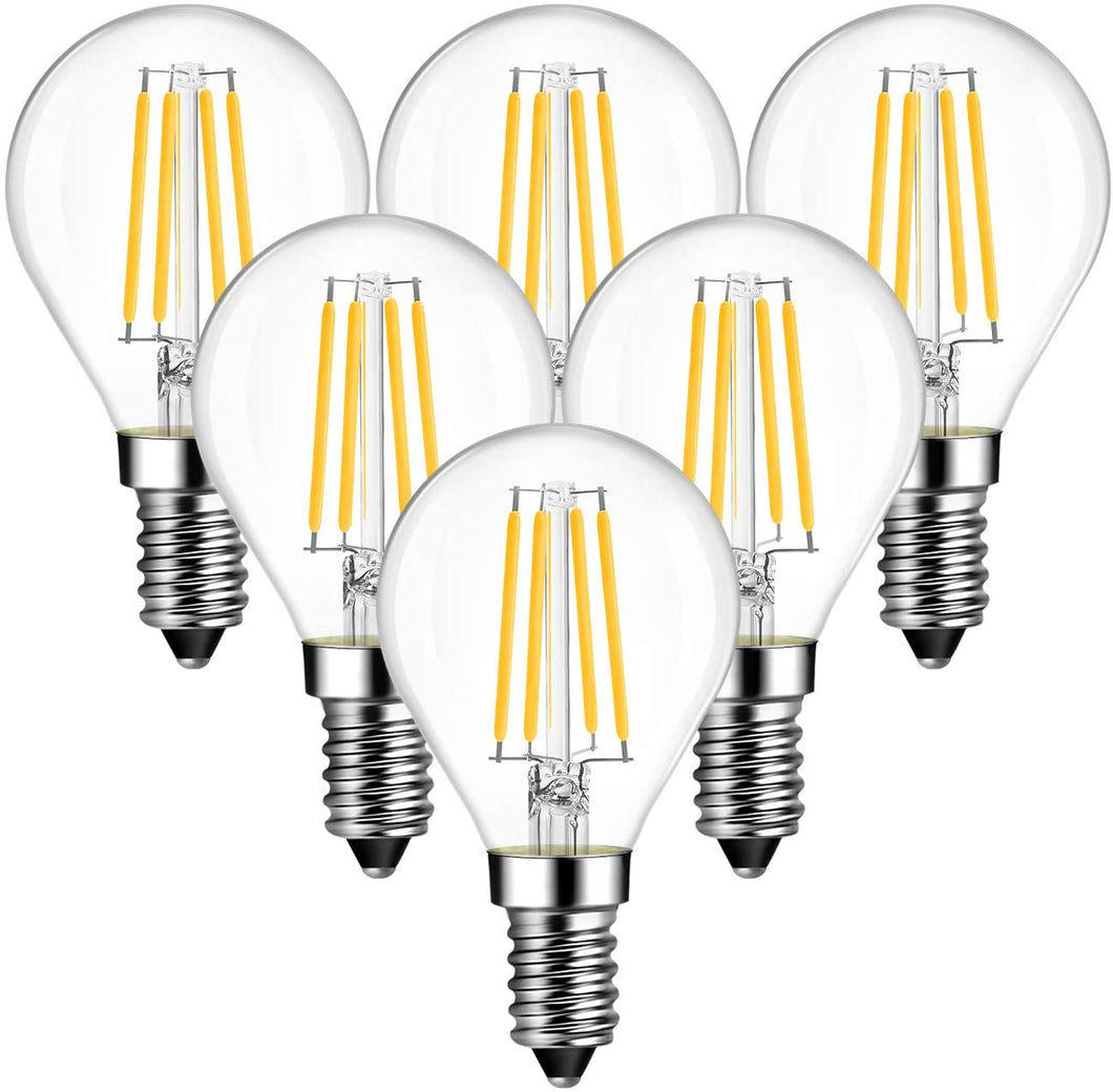 E12 LED Globe Bulbs,4.5W G14
