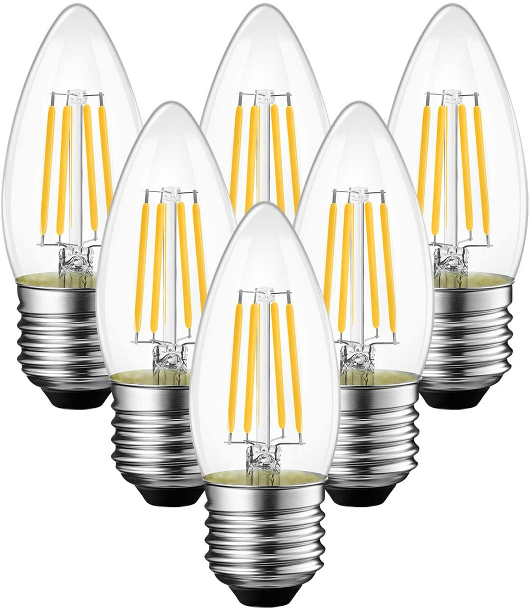 E26 LED Light Bulbs,6W B11