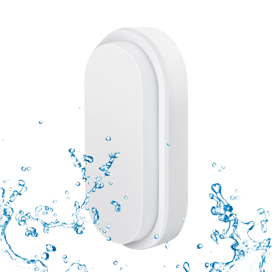 ANWIO 14W LED Ovalleuchte Weiß 1er Pack