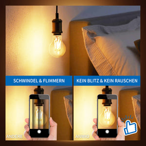 ANWIO E27 Filament LED Glühfaden A60 7.5W